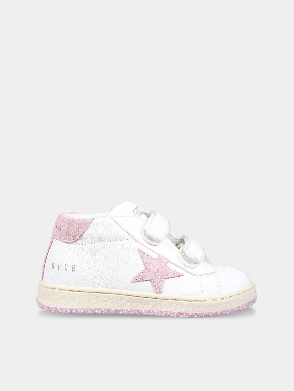 White June Ballstar high sneakers for girl with logo